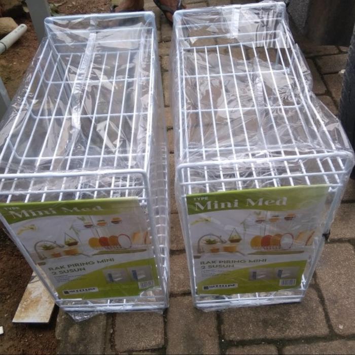 Rak Piring 2 susun Modeline MiniMed/Rak Kitchen Set/Rak Piring Gantung