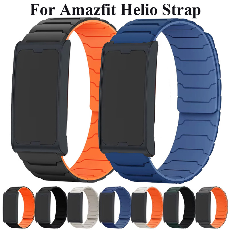 Magnetic Silicone Strap For Amazfit Helio Strap Sport Replacement 22mm Wristband For Amazfit Helio B