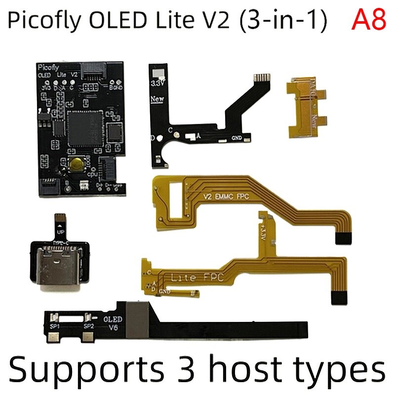 For Hwfly Picofly Raspberry Pi Rp2040 ip Support For Endurance Version/OLED/Lite Scarf Cable