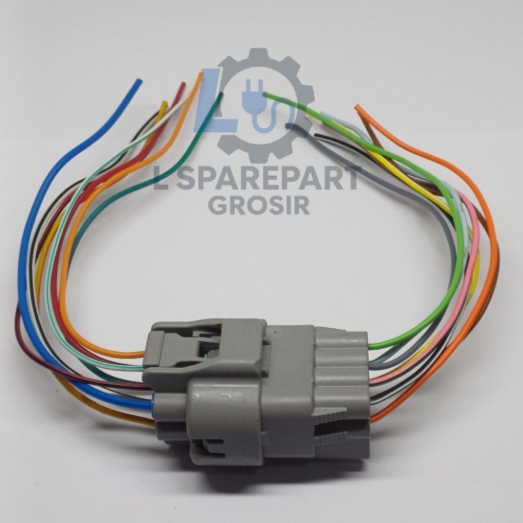 SOCKET SOKET KABEL HEADLAMP REFLEKTOR LED 8 PIN TOYOTA INNOVA VENTURER LEXUS HILUX FORTUNER VRZ SRZ 