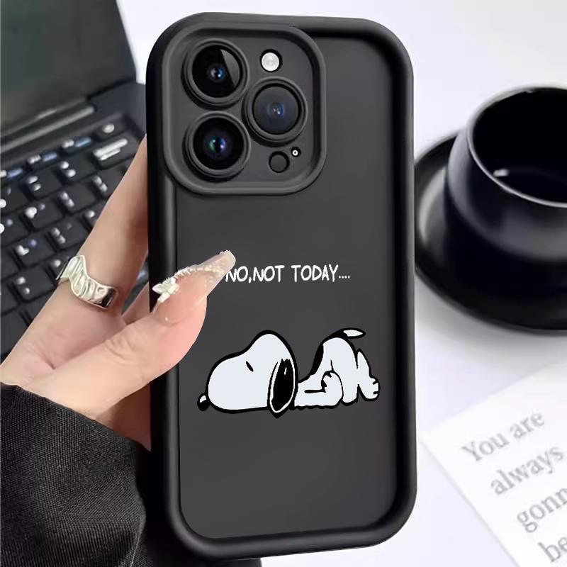 Soft Case For Iphone 11 Pro Max 6 6S 7 Plus8 Plus 8 SE 2020 2022 X XS XR Camera Imut Snoopy Softcase