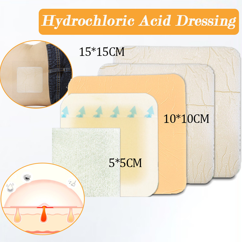 Hydrocolloid/Alginate Wound Dressing Polyurethane Foam Dressing Highly Absorbent Mecal Sterile Wound