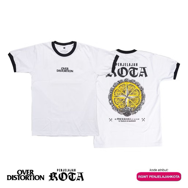 OVER DISTORTION - T-Shirt Over Distortion - PENJELAJAH KOTA S-XXXL