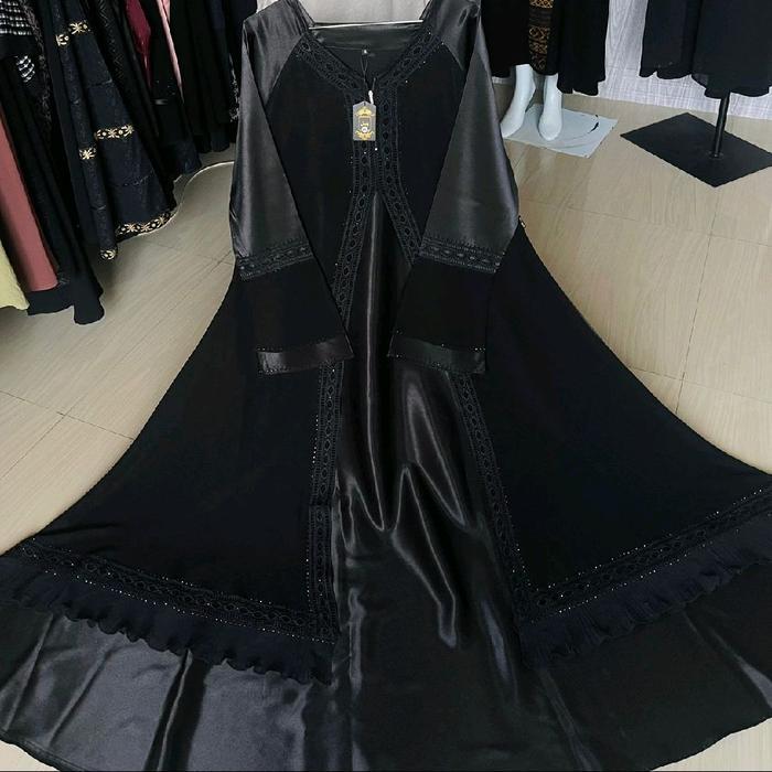 Diskon Spesial Ramadhan abaya hareer exclusive binsal butik khas saudi (edisi layer sifon silky saud