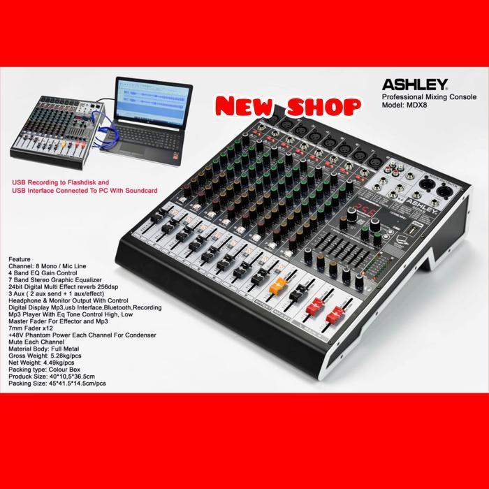 Mixer Ashley MDX 8 Original Ashley MDX 8