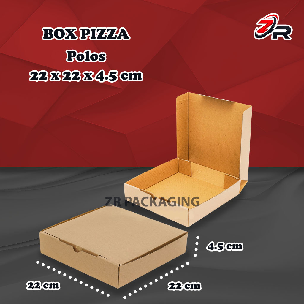 Dus pizza 22x22/Kardus pizza 22x22/kotak kemasan/box pizza/karton packaging/kotak kardus/kardus cust