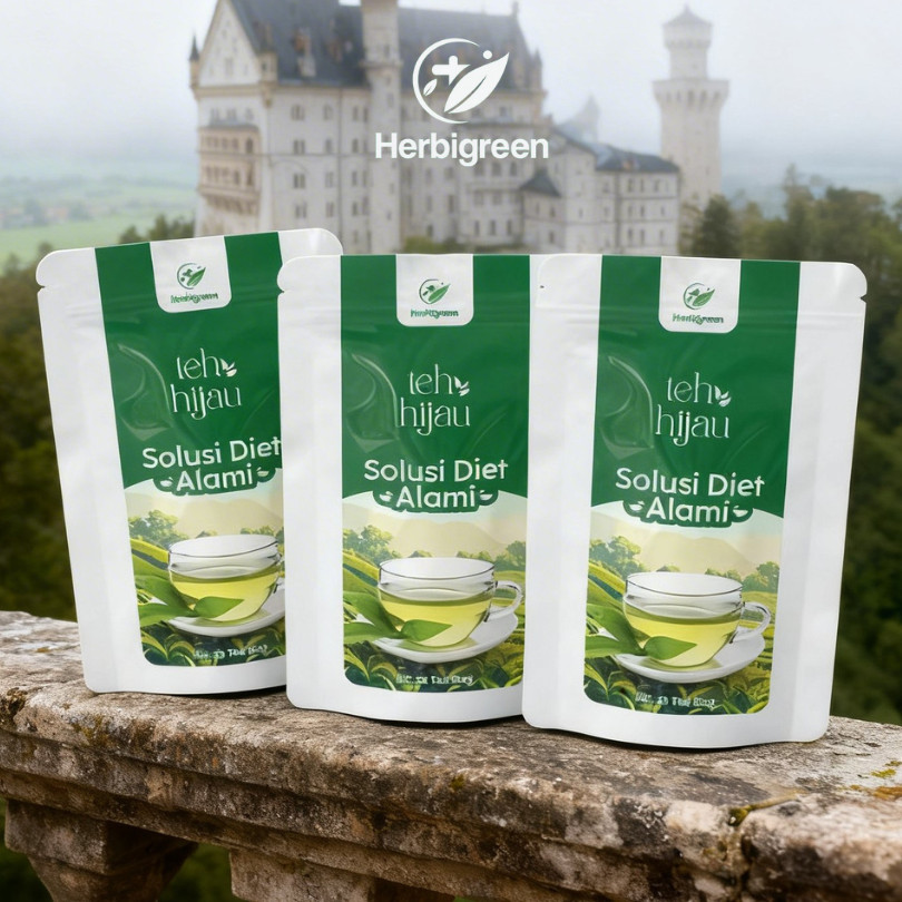 Teh Hijau HerbiGreen Tea Diet Pelangsing Slimming Tea Peluntur Lemak 20 Tea Bag TEH DIET ALAMI – TUR