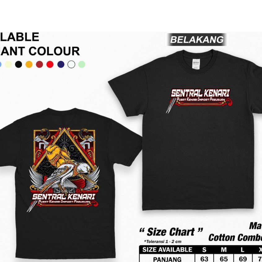 KICAU MANIA/Kaos Republik Kenari/Kaos Burung Kenari / Sentral Kenari