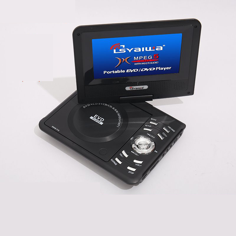 78Inch DVD Player Mobile TV Allinone Portable Player CD With Gaming Features HD DVD Player