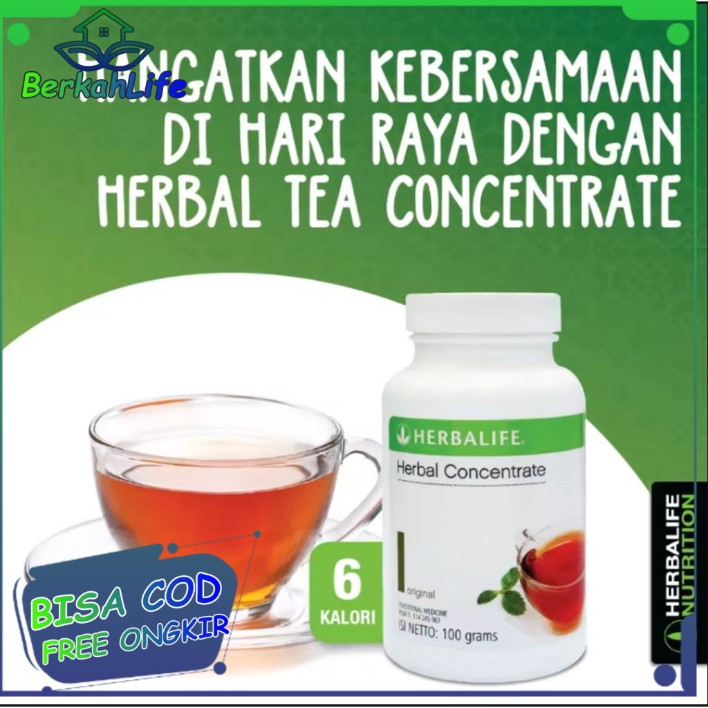 Herbalife 100% original penurun berat badan teh herbal concentrate - herbal concentrate tea - herbal