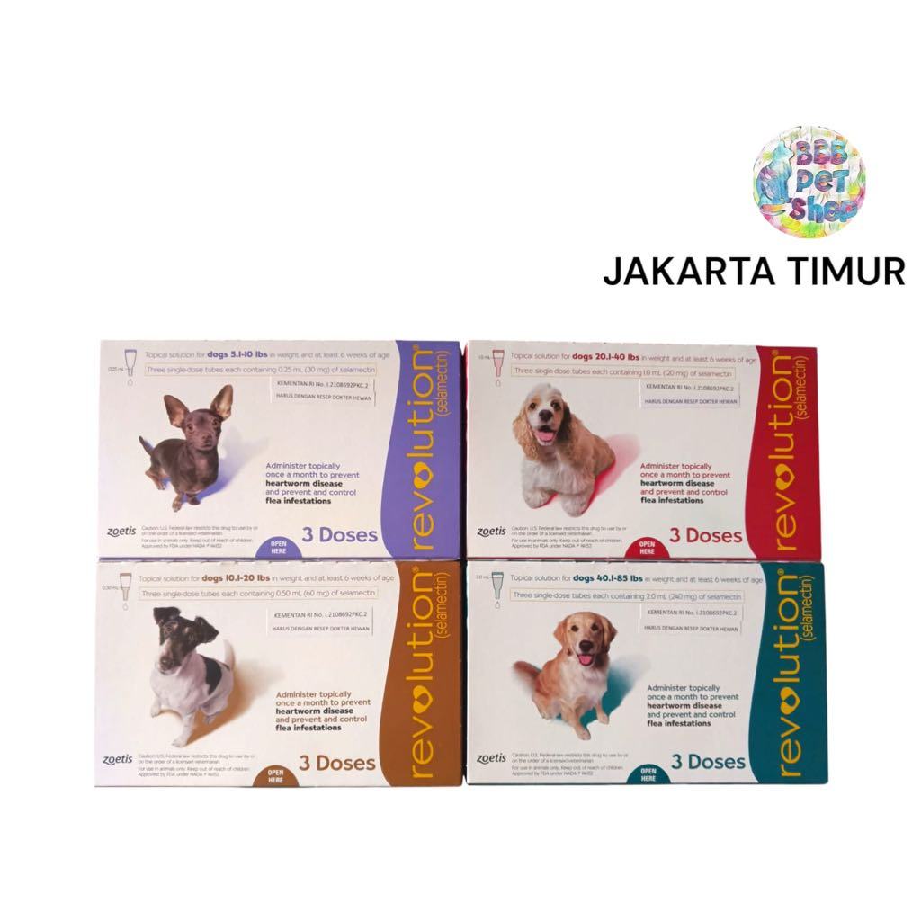 (Burqyu) REVOLUTION OBAT KUTU / REVOLUTION CAT / REVOLUTION DOG / REVOLUTION KITTEN / REVOLUTION BLU