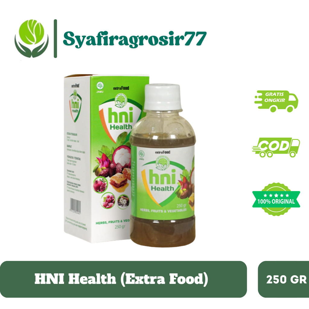 Madu HNI Health (Extra Food) HNI HPAI Asli - Suplemen Penggemuk Badan - Vitamin Anak & Dewasa Herbal