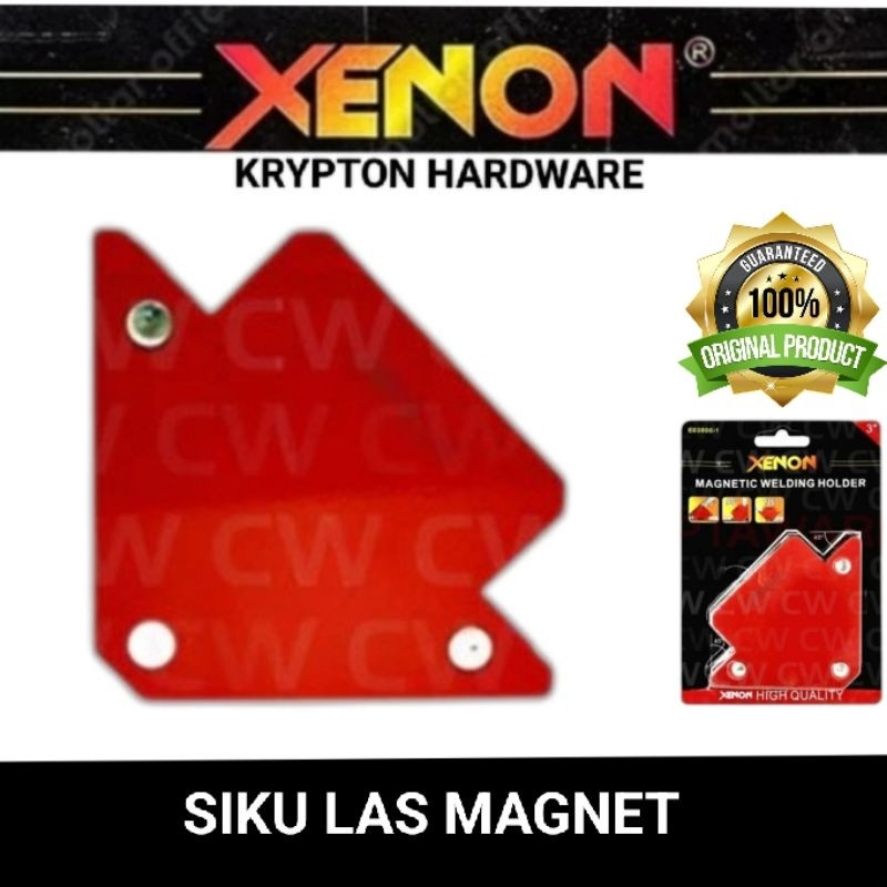 Xenon siku las magnet 5" ( alat ukur besi siku )