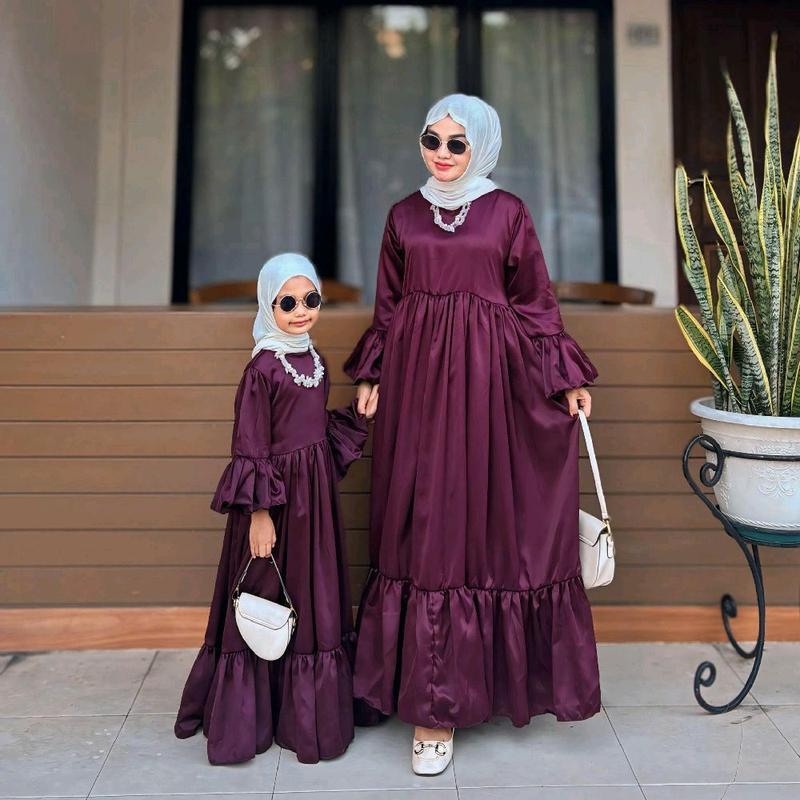 BELLE DRESS SATIN ANAK PEREMPUAN