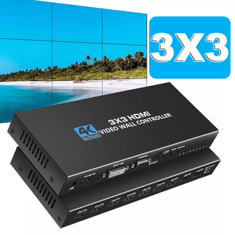4K HDMI Video Wall Controller 3X32X32X2 Video Wall Processor HDMI Multi Video Screen Processor Splic