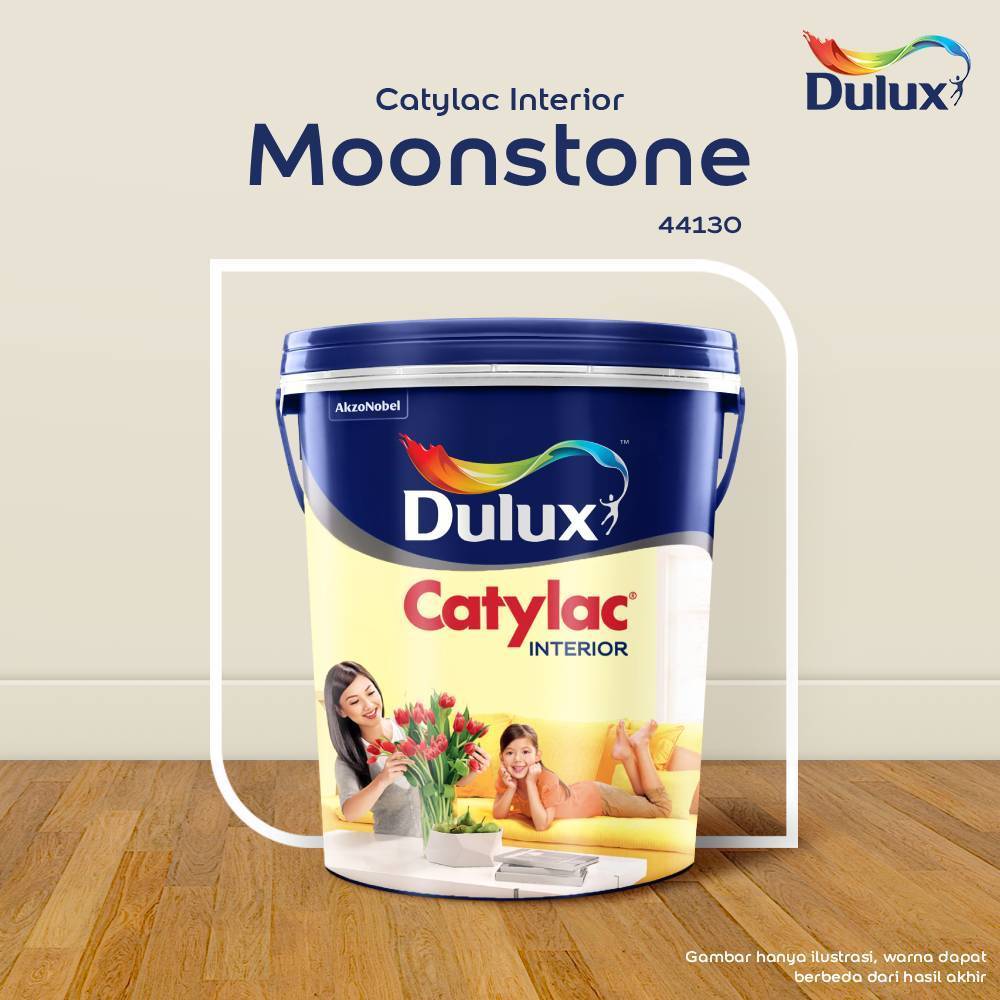 CAT TEMBOK MOONSTONE DULUX CATYLAC INTERIOR  - 5 KG CAT MOONSTONE 44130 CAT TEMBOK DULUX CATYLAC