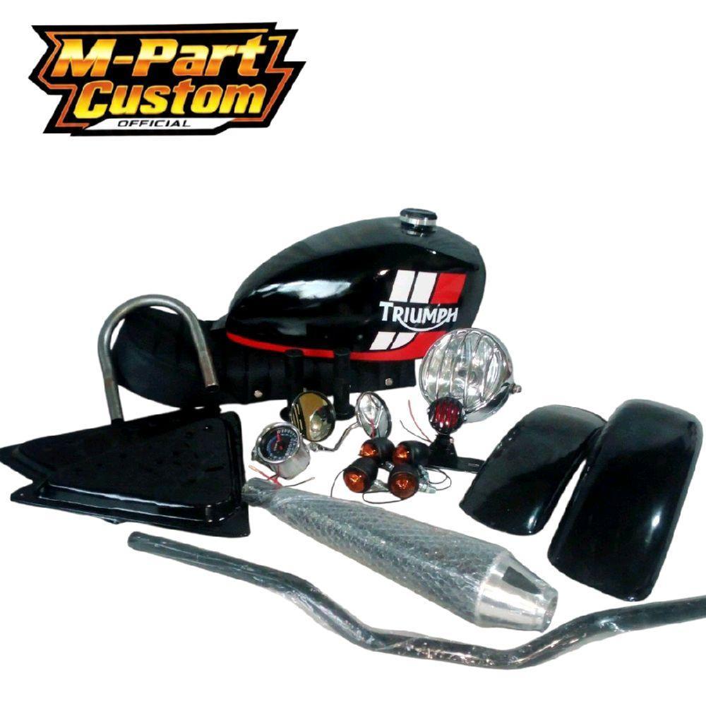 Motor [GM] Sepaket Body Full Set JAPSTYLE Bobber Bratstyle Scrambler PNP Tiger Megapro Cb Thunder Sc