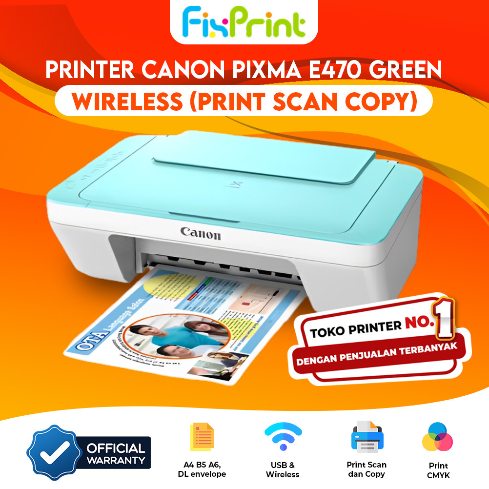Printer PIXMA E470 Multifunctions All In One Wireless Printer Canon MG2570S Scan Copy Print A4 New 3