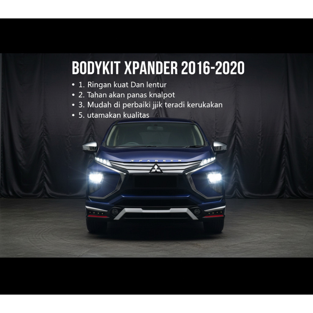 cicilan 0% Bodykit Xpander Vazoma Expander Belakang Hitam