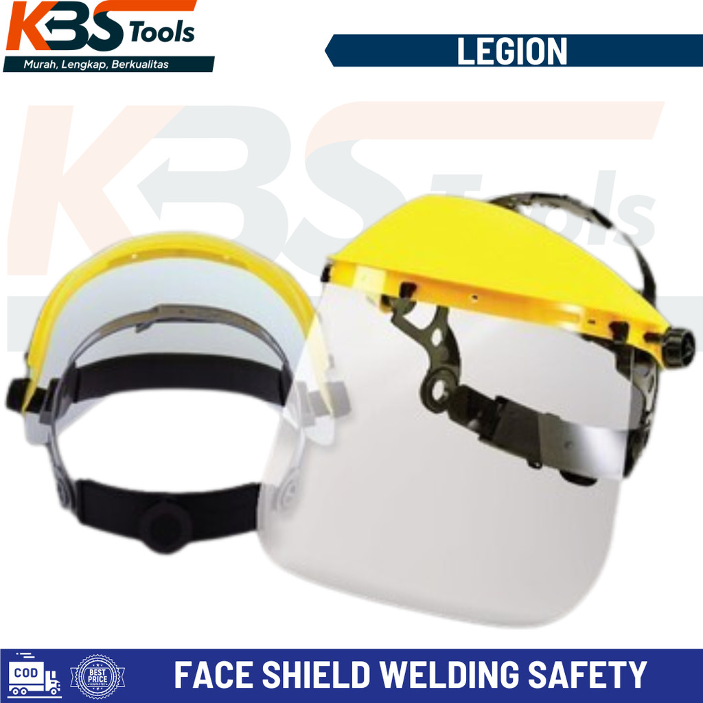 Helm Face Shield Full Face Pelindung Wajah APD Faceshield Legion Bening
