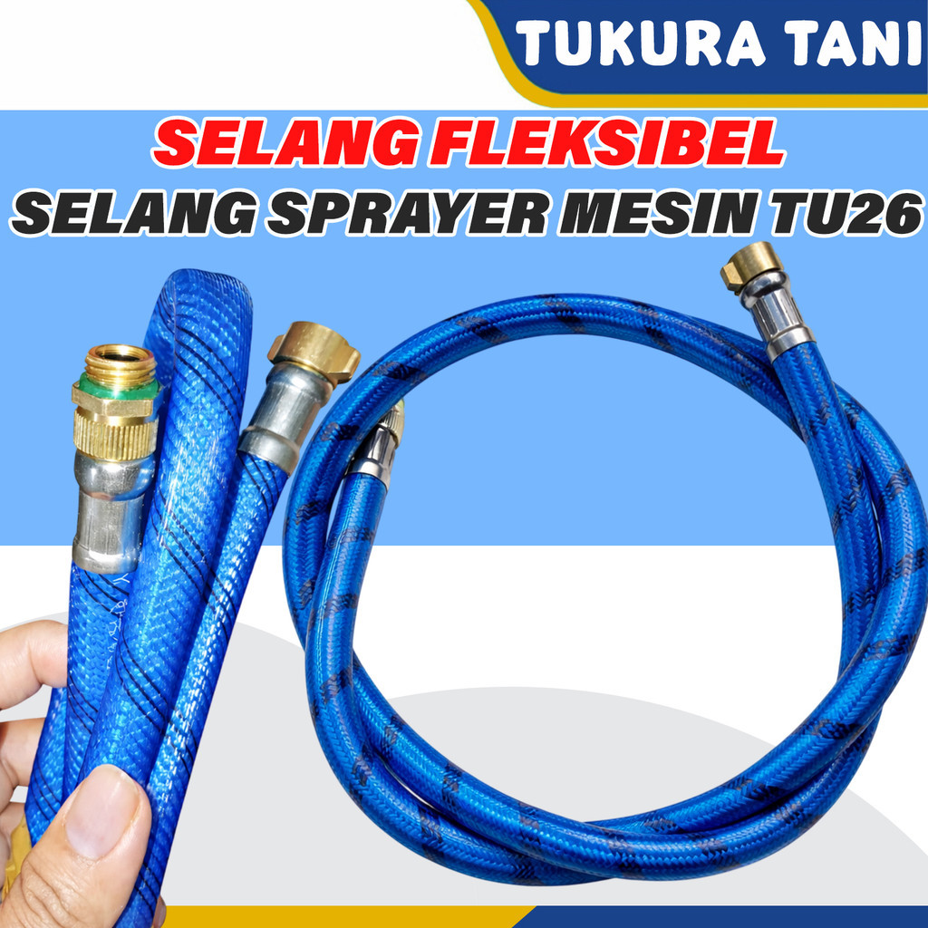 ORIGINAL HIU - Hose 1.2m TU26 / selang air mesin TU26