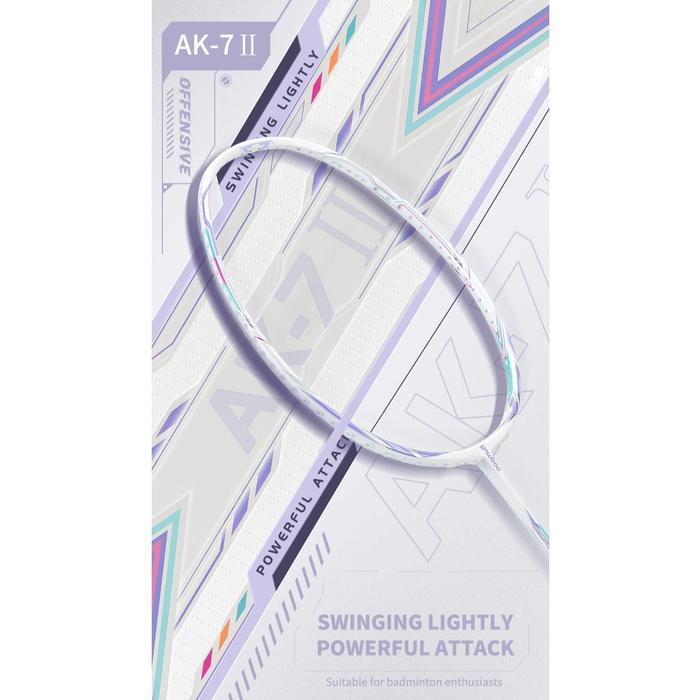 Kumpoo Badminton Racket Ak-7 Gen II Power Control 4U 5U 30lbs | Raket Bulutangkis Ak7 Gen 2 30 lbs -