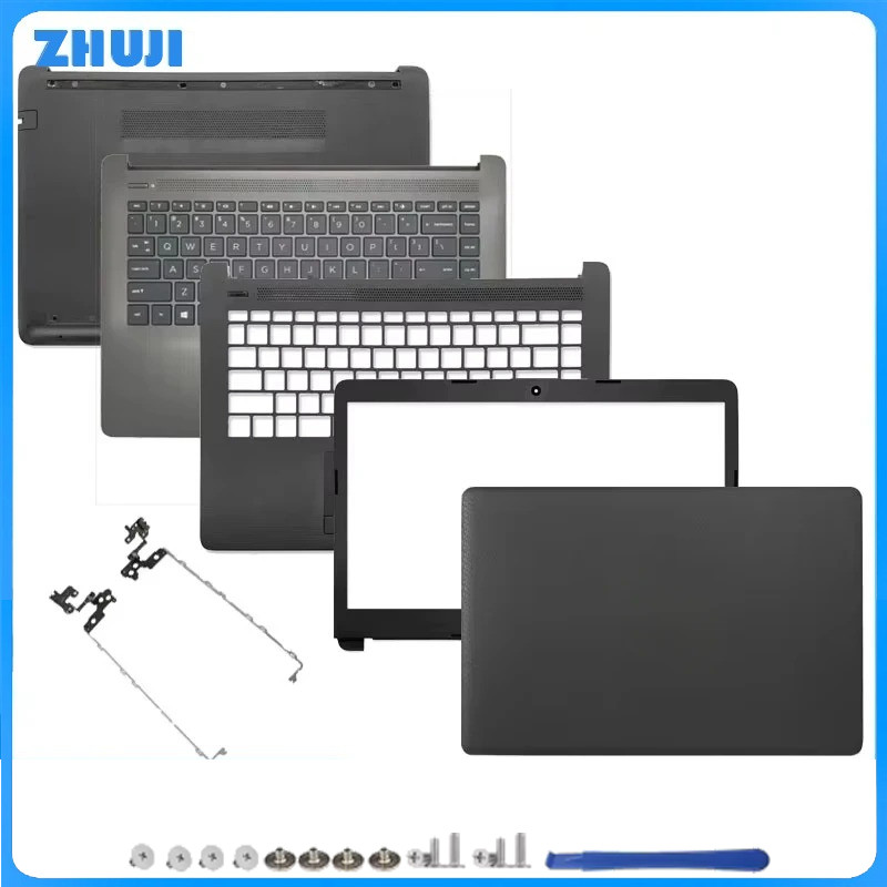 For 240 G7 245 G7 246 G7 New Laptop LCD Back Cover Front Bezel Upper Palmrest Bottom Case Black