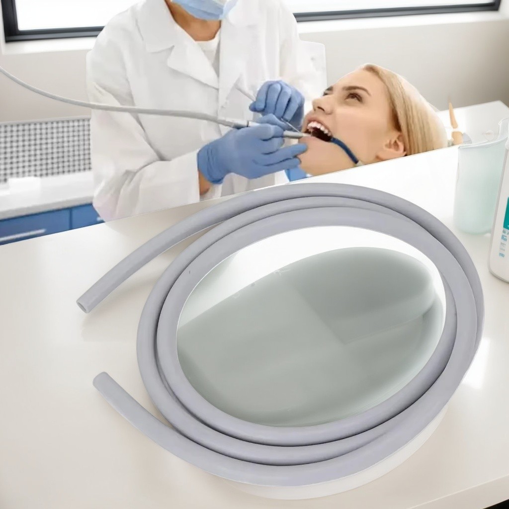 AG Dental Handpiece Hose Tube Fit Saliva Ejector Suction Valves Strong HVE Detaable For Weak SE Tip 