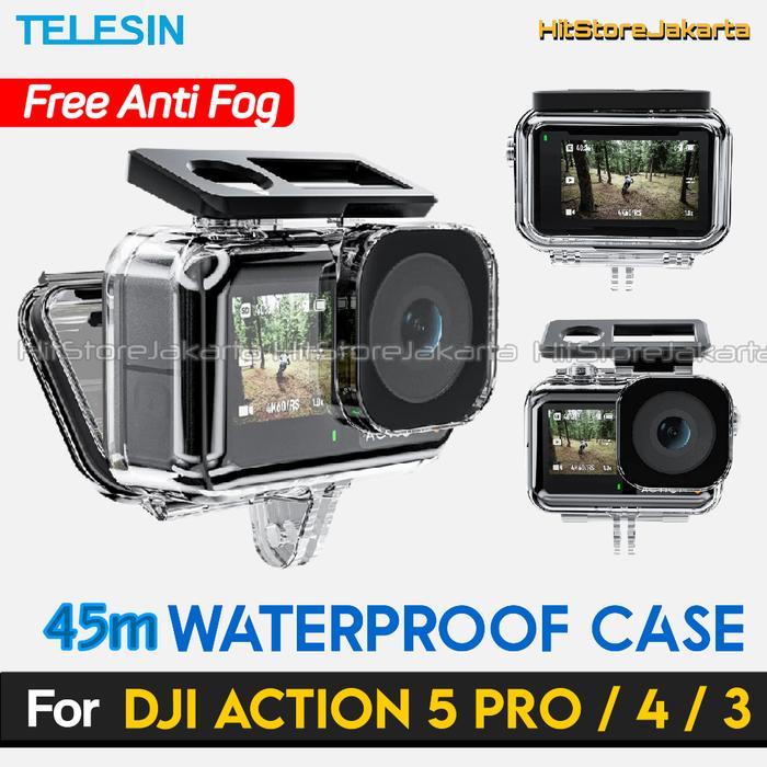 Glorious I.T Telesin Waterproof Case For DJI Osmo Action 5 Pro DJI Action 4 DJI Action 3 Underwater 