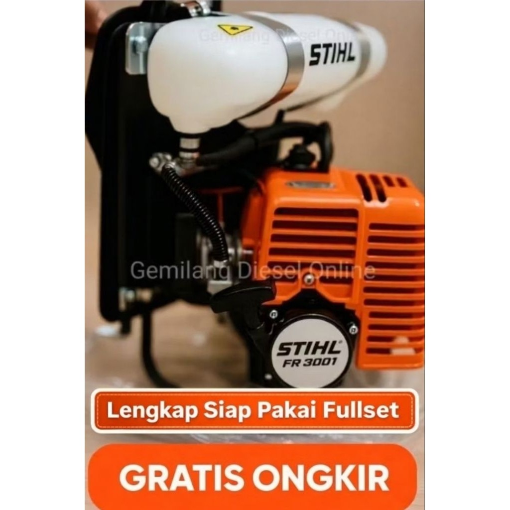 Mesin Pemotong Rumput 2Tak Brush Cutter 2tak MESIN POTONG RUMPUT   Lengkap Pisau Gagang Siap pakai F