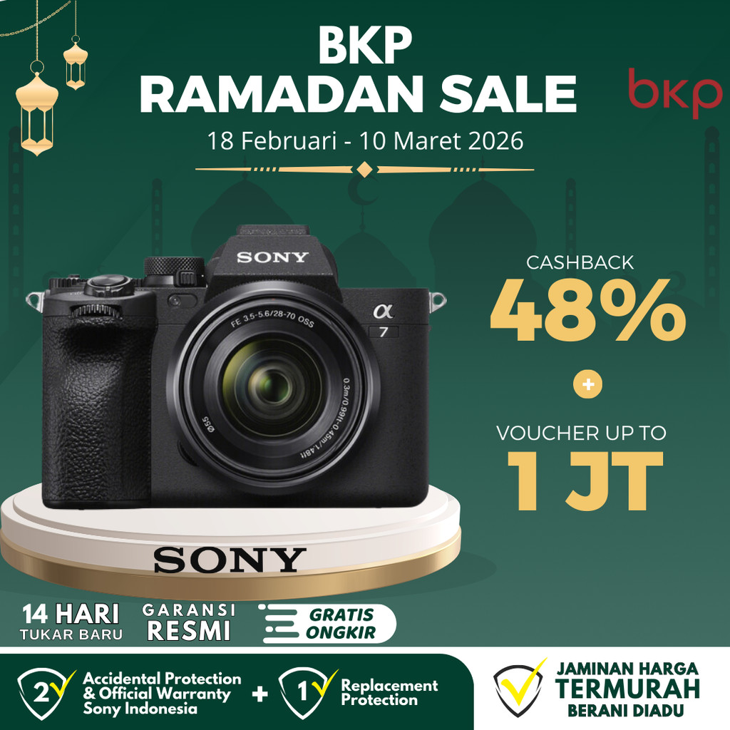 Sony Alpha A7 IV / A7IV / A 7 IV Kit 28-70mm Mirrorless Camera RESMI