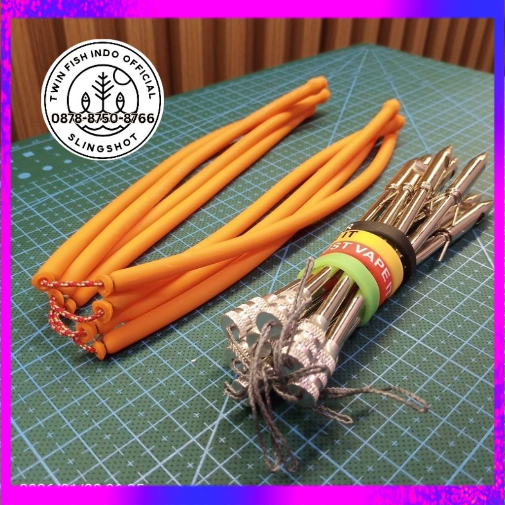 (RO) Karet Ketapel Siap Pakai 3060 Orange Premium Tebal Kuat TERMURAH TERLARIS TERBARU 2026 COD