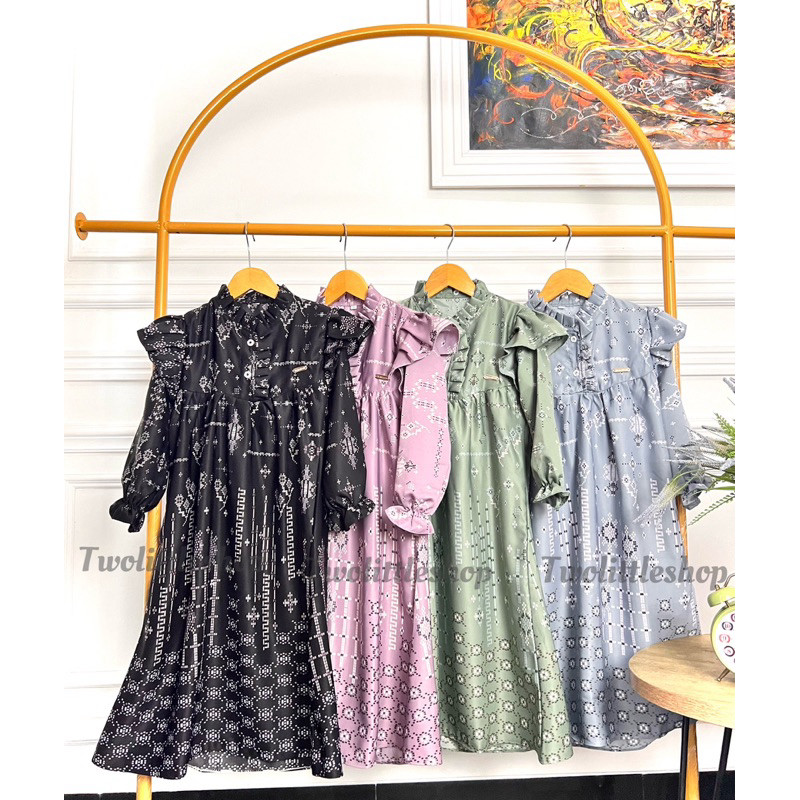 Gamis Anak Perempuan Maxmara Batik XS-XXL