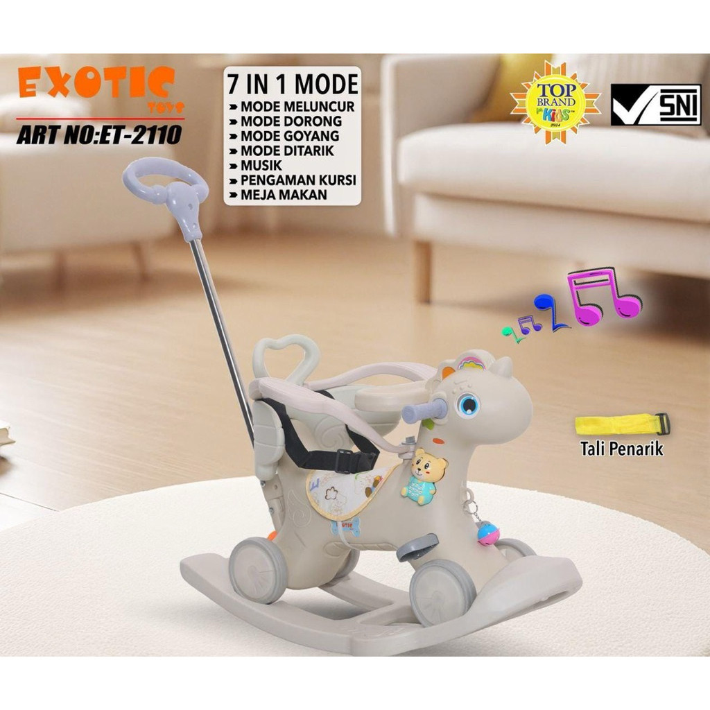 MAINAN ANAK Rocking Horse Exotic ET2110 ET3114 ET 3114 ET 2108 / ET2108/ ET 2110 M1004  M1006 3in 1 