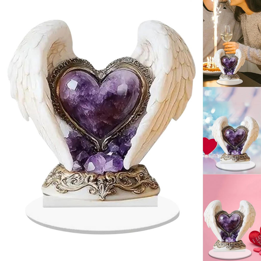 Little Statue Figurine Valentine's Day 2D Acrylic erub Statue Angle Sculpture Figurines Hog Love Sta