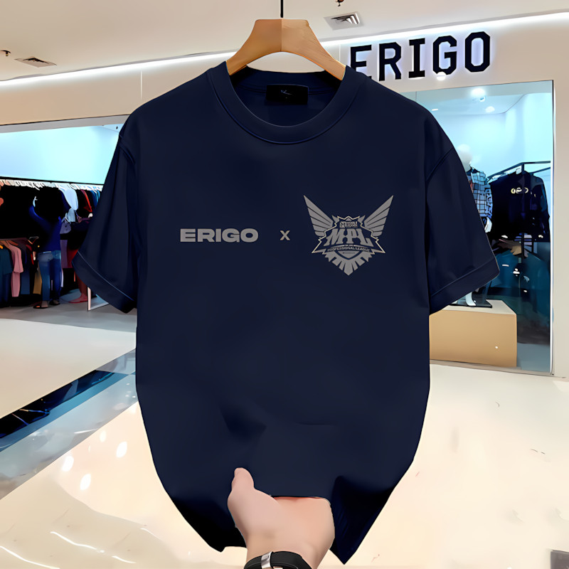 Kaos ERIGO Pria Wanita | Katun Premium Tebal | Oversize Unisex | Streetwear Casual