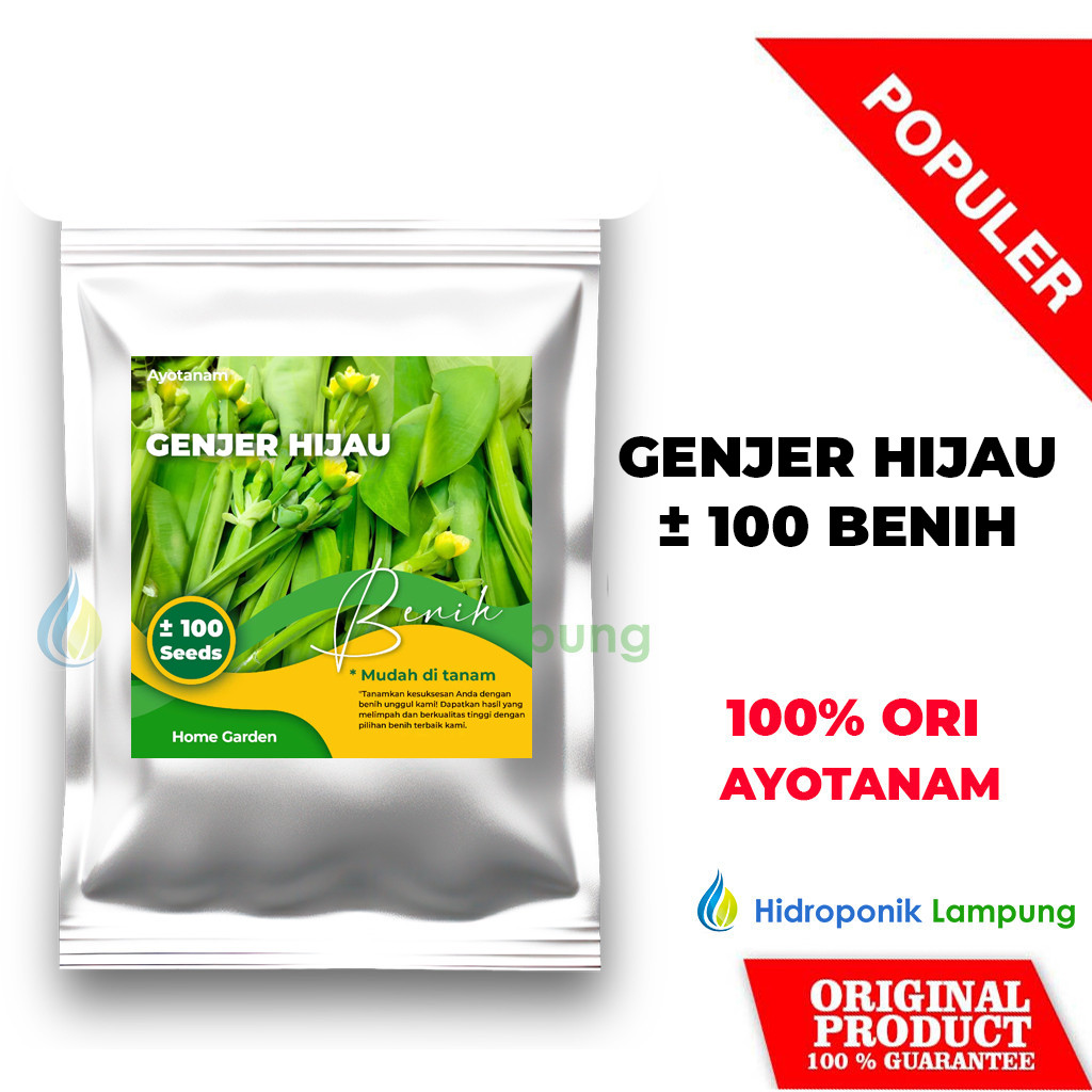 AYOTANAM Benih Genjer Hijau isi ± 100 Benih