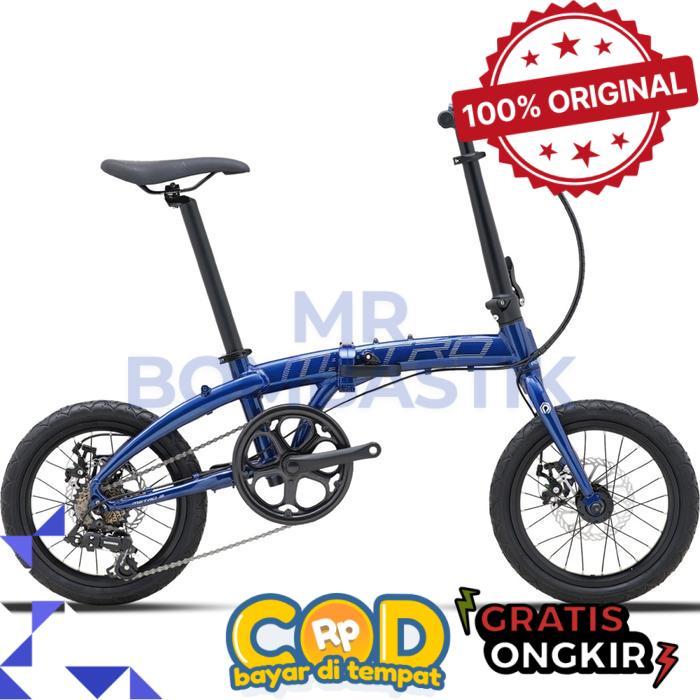 Polygon Metro 2 Sepeda Lipat 7 Speed [16 Inch] Folding Bike - Blue