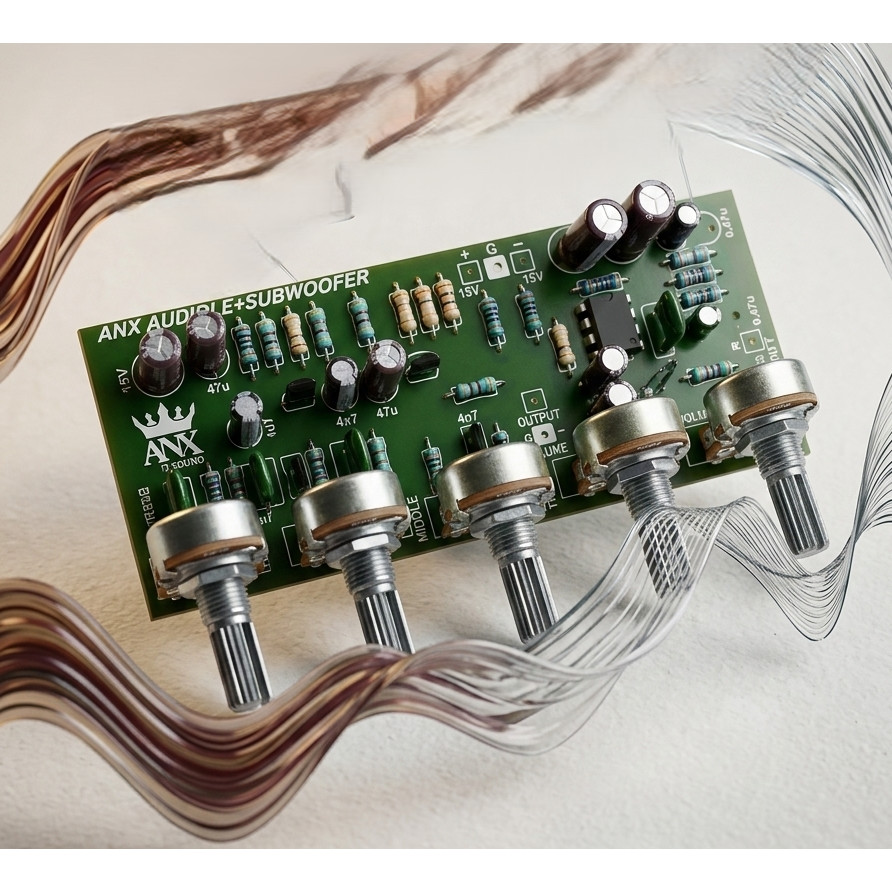 AudioTone M1 Tone Control Mono Bass Middle Subwoofer