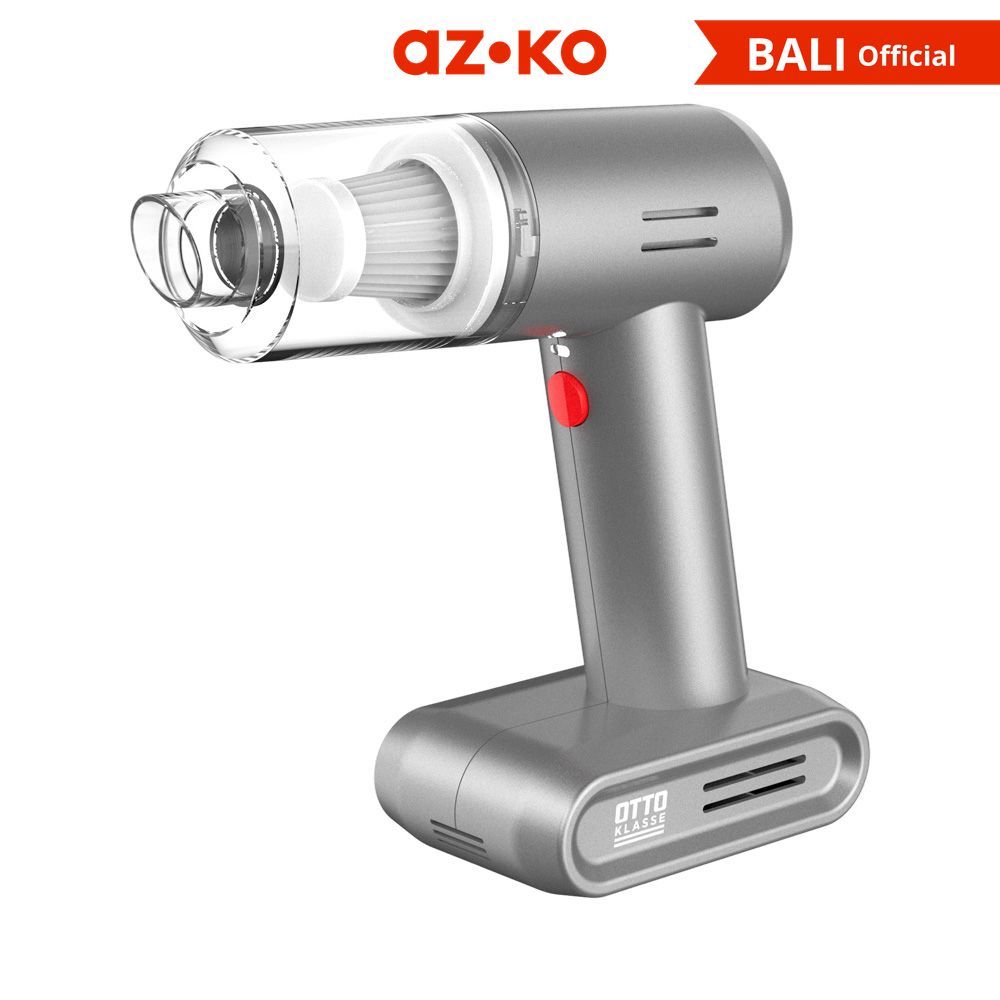 AZKO Otto Klasse Vacuum Cleaner dengan Pompa Angin Kendaraan Cordless - Silver Vacuum Cleaner Mobil 