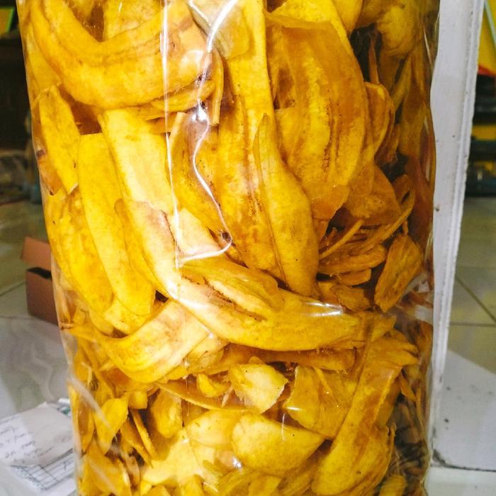 PROMO  keripik pisang raja nangka snack food 1 kg pak - Tawar