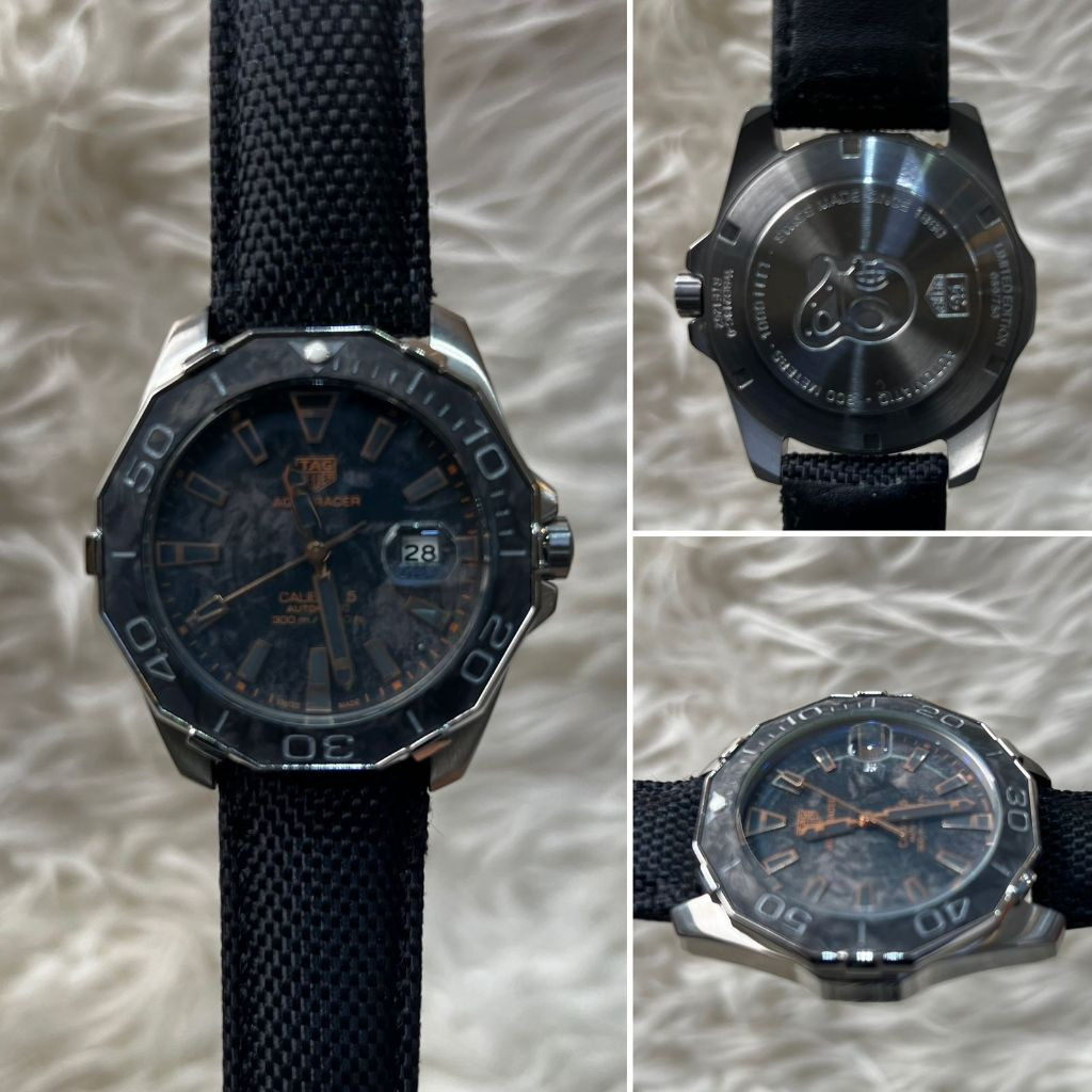 JAM TANGAN PRIA FHOSION AQUARACER CALIBRE 5 LIMITED EDITION AUTOMATIC JAPAN MOVEMENT DIAMETER 40MM T