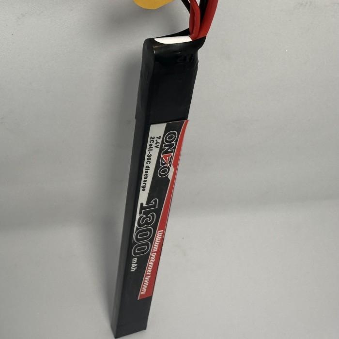 Lipo 2s Sugus 7.4v 1300mAh 30-60c untuk Airsoft Onbo Power - Control, Toy, Remote