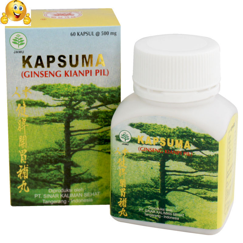 Kianpi_Original Kapsuma Kianpi Pil Penggemuk Badan Wisdom ASLI Original - Ginseng Kianpi Pil WISDOM 