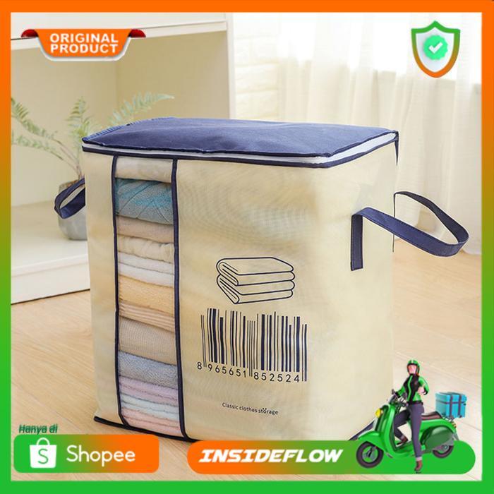 Tas Kotak Wadah Penyimpanan Baju Pakaian Lemari Organizer Bag Storage