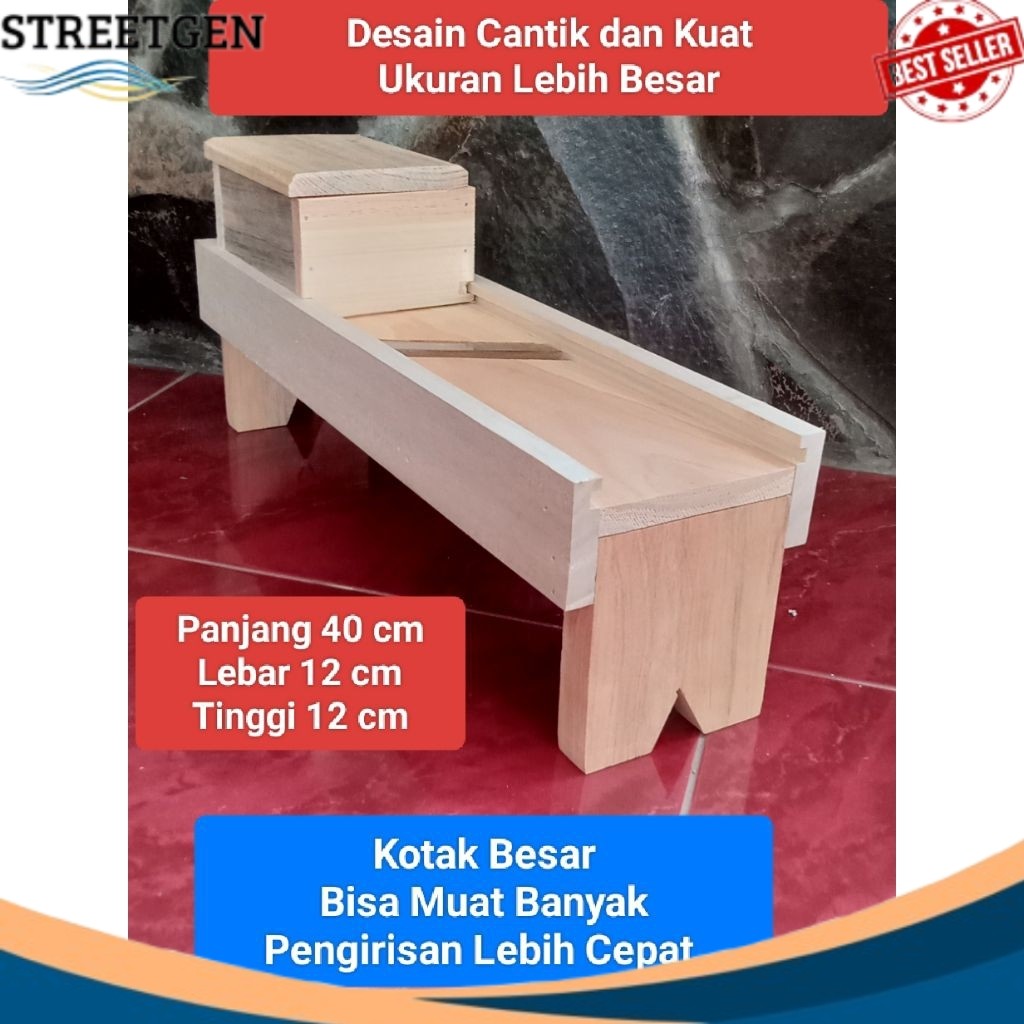 Pengiris bawang JATI BELANDA Ukuran BESAR/ Irisan bawang merah/Pengiris serbaguna WAJIB PUNYA 