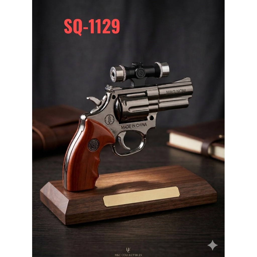 (BISA COD)Korek Api Pstl Unik Dan Keren,Plus Laser Dan Senter,Gas ,SQ-1129.Bisa Di isi Ulang