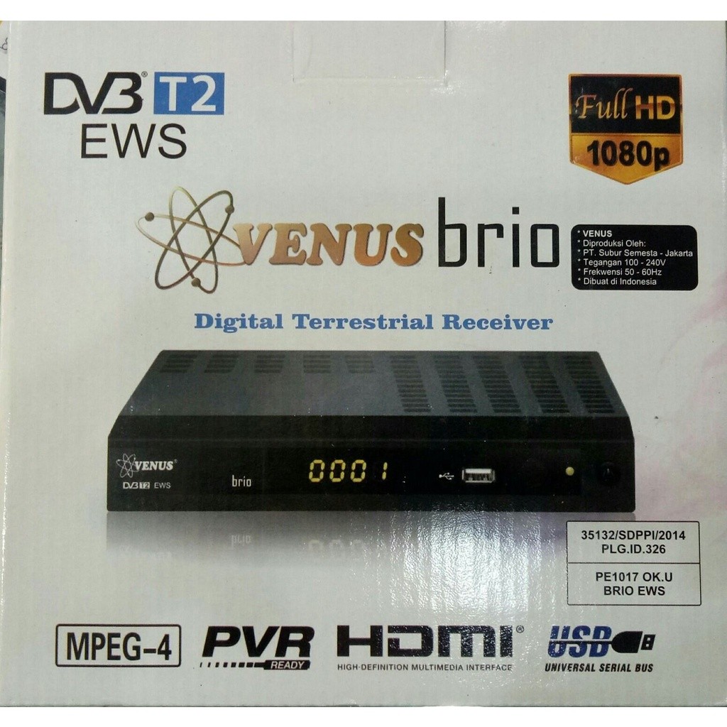 Set Top Box TV digital DVB T2 /STB VENUS