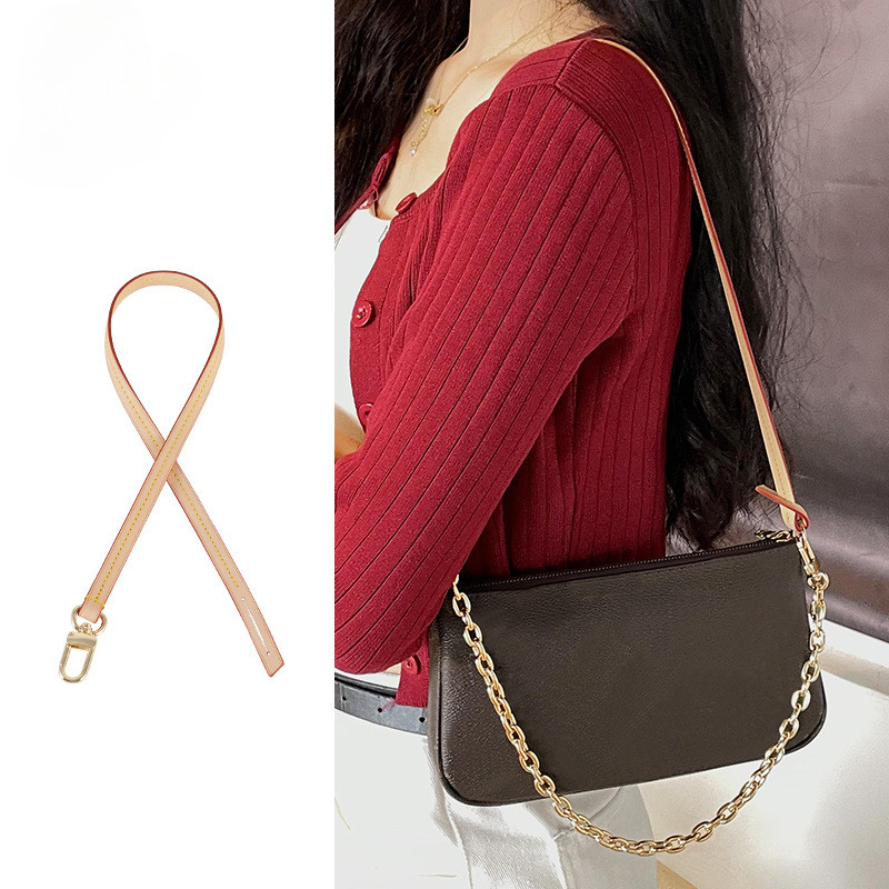 Vachetta Leather Handbag Replacement Crossbody Shoulder Straps for LV Speedy 20 25 30 Speedy Alma Ba