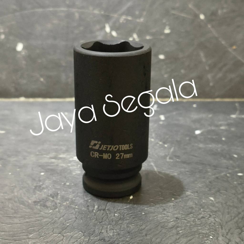 Mata sok impact panjang DR 1/2" 27mm Socket Kunci shock 27 MM Long